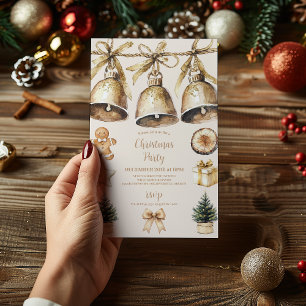 Rustic Botanical Christmas Invitation