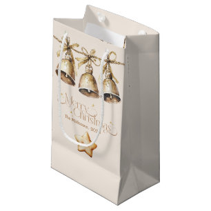 Rustic Botanical Christmas Small Gift Bag