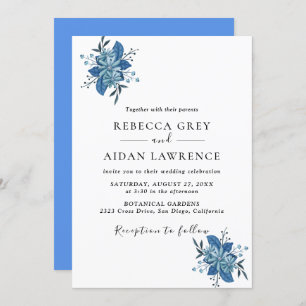 Rustic Botanical Eucalyptus Greenery Wedding Invit Invitation