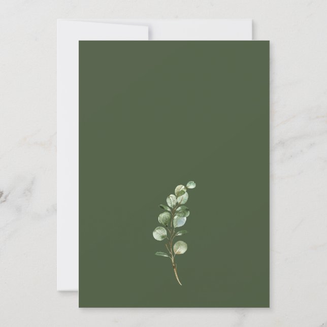 Discover Rustic Botanical Eucalyptus Greenery Wedding Invitation
