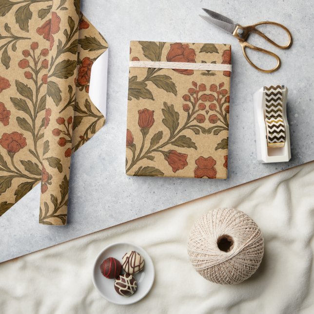 Rustic Botanical Wrapping Paper (Crafts)