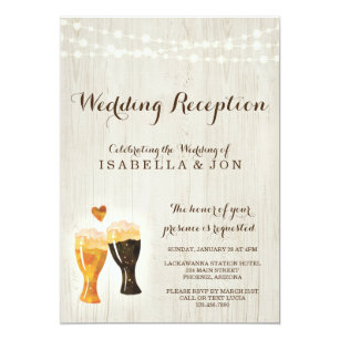reception only invitations zazzle