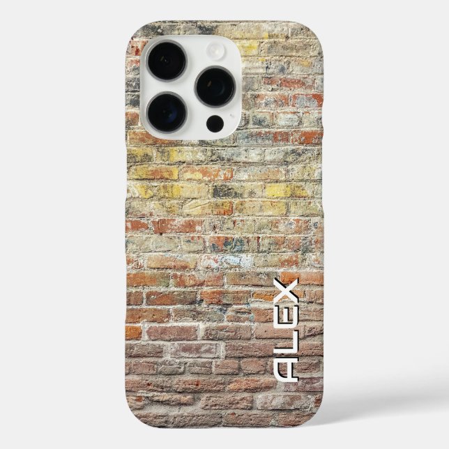 Rustic Brick Wall – Textured Architectural Surface Case-Mate iPhone Case (Back)