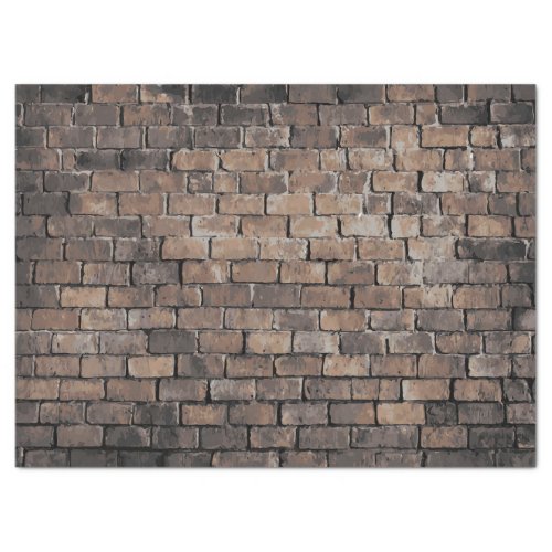 RUSTIC BRICK WALL TISSUE PAPER