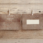 Rustic Bricks Wedding Envelope<br><div class="desc">Rustic brick design on outside of envelope with return address on back flap.</div>