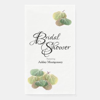 Rustic Bridal Shower Fall Aspen Leaves