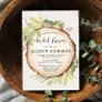 Rustic bridal shower forest woods theme invitation