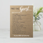 Rustic Bridal Shower Game- Match the Movie Songs (Standing Front)