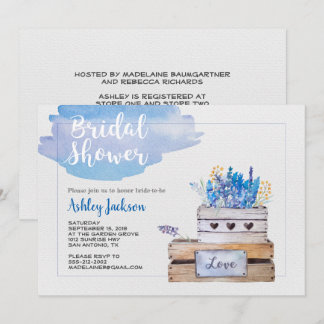 Rustic Bridal Shower Invitation