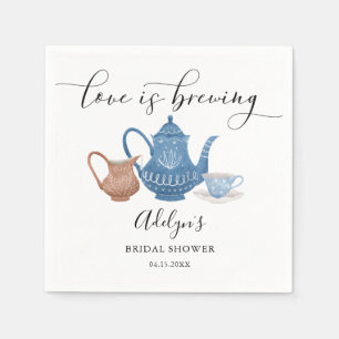 Rustic Bridal Tea Shower Napkins