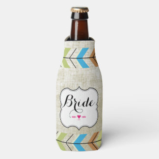 Rustic Bride's Vintage Style Bottle Cooler