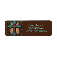rustic brown leather western country cross