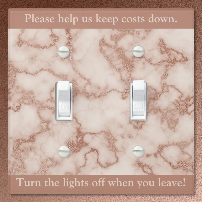 Rustic Brown Marble Light Switch Cover (Rustic Brown Marble Light Switch Cover by Leapfroglisics Shop)