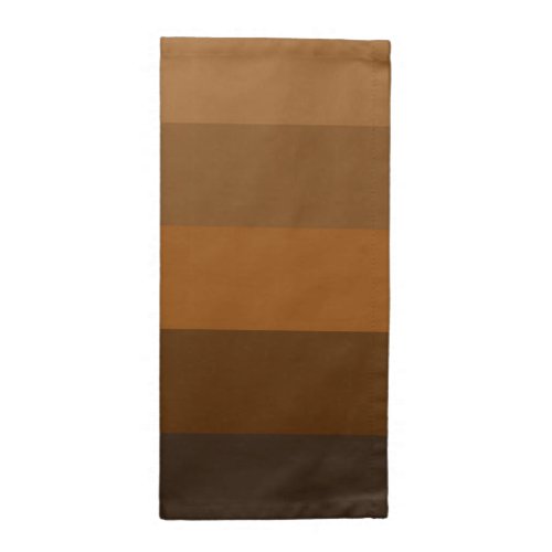 Rustic Brown Stripes  Cloth Napkin