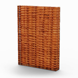 Rustic Brown Wicker Picnic Basket Country Style Award