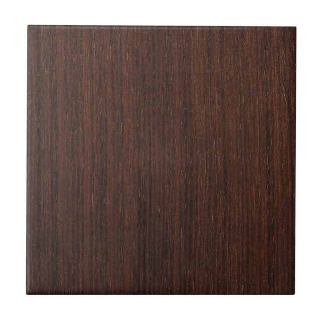 Rustic Brown Wood Ceramic Tile (Front)
