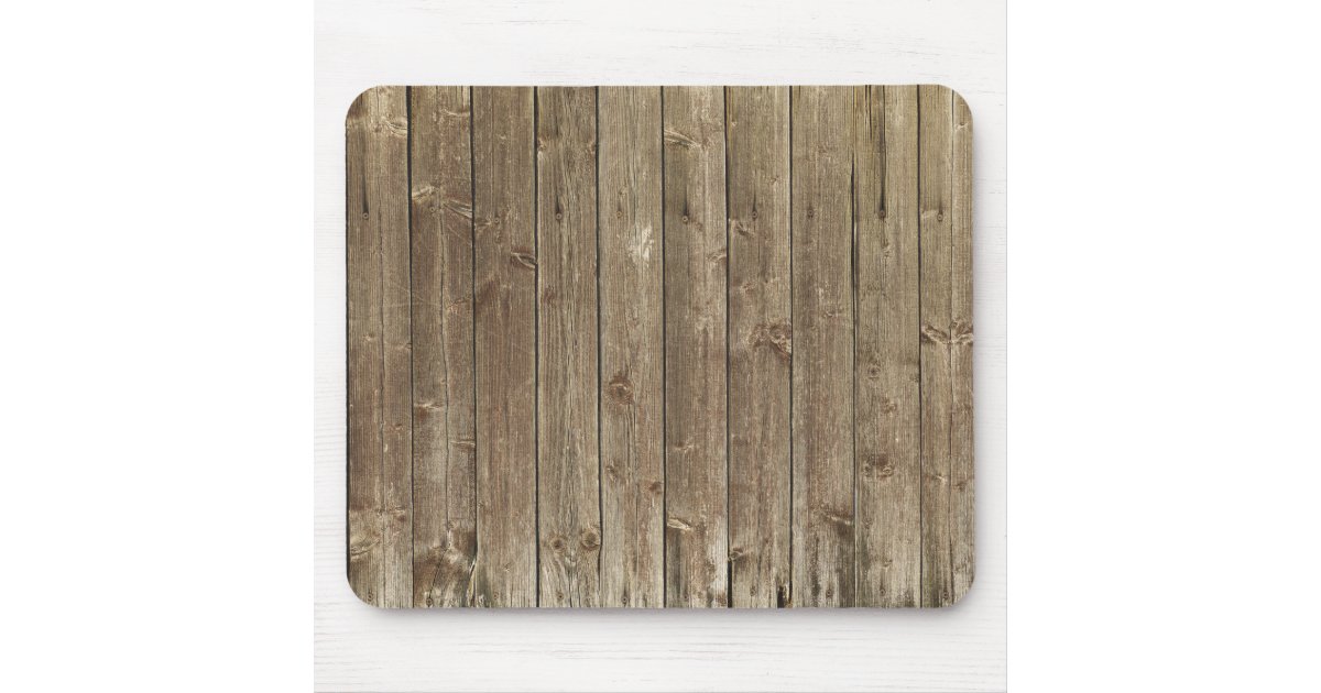 Rustic Brown Wood Handsome Mouse Pad | Zazzle
