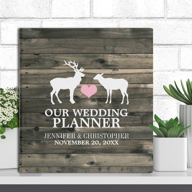 Rustic Buck and Doe Wedding Planner Binder (Creator Uploaded)