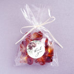 Rustic Burgundy and Plum Floral Thank You Favor Classic Round Sticker<br><div class="desc">This rustic floral thank you sticker has charming roses and peonies in rich hues of burgundy, plum and dusty rose pink. It makes a wonderful choice to put on favors for showers, parties, and special celebrations during late summer, fall and into the winter months. Stylish handwritten script text spells out...</div>