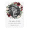 Rustic Burgundy Blush Pink Floral Wedding Photo