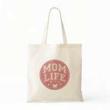 Rustic Burgundy Mom Life bag