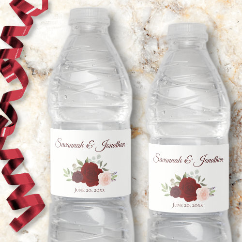 Water Bottle Label