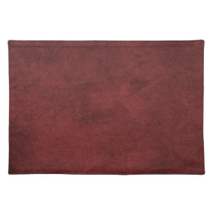 Rustic Burgundy Red Cloth Placemat