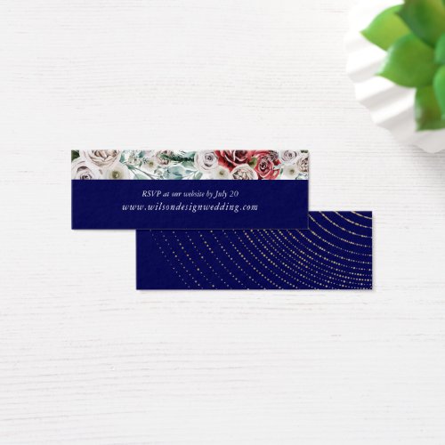 Rustic Burgundy Red Ivory Floral Navy Blue Website