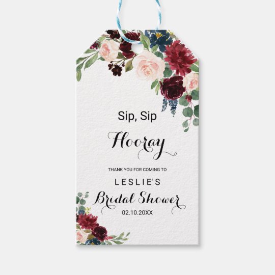 Garden Bridal Shower Country Wedding Thank You Card Personalized