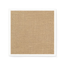 Rustic Burlap Background Printed