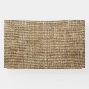 Rustic Burlap Banner – Nature-Inspired Custom
