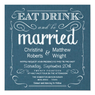 Blue Denim Invitations & Announcements | Zazzle