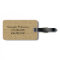 Rustic Burlap Mrs Travel Luggage Tag Newly Weds