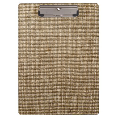 rustic burlap nature pattern clipboard