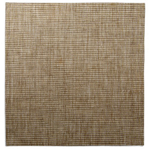 Rustic Burlap Nature Pattern Cloth Napkin – Burlap