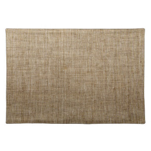 rustic burlap nature pattern cloth placemat