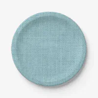 Burlap colored paper plates sale