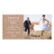 Rustic Burlap Print Wedding Photo Thank You Cards