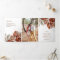 Rustic Burnt Orange Roses Photo Collage Wedding