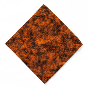 Rustic Burnt Orange Speckle Bandana