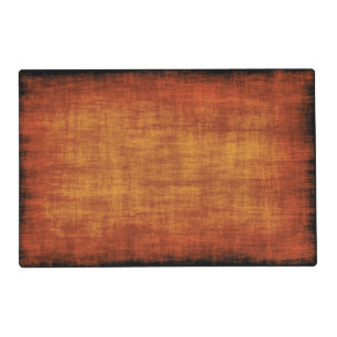 Rustic Burnt Orange Texture  Placemat