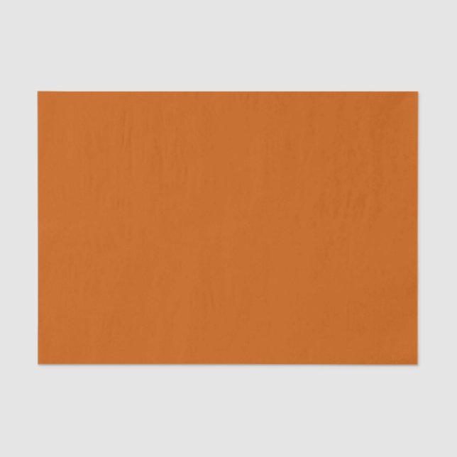 Rustic Burnt Orange Tissue Paper (Front)