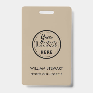 Rustic Business Logo Company Employee Staff Badge