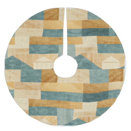 RusticCabinLodgeMountain  Brushed Polyester Tree Skirt