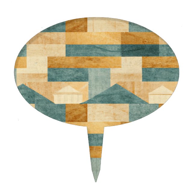 Rustic/Cabin/Lodge/Mountain  Cake Topper (Front)