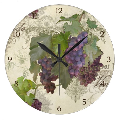 Rustic California Vineyard Pinot Noir Wine Winery Clocks