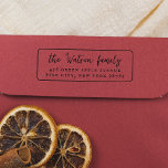 Rustic Caligraphy Family Framed Return Address Self-inking Stamp<br><div class="desc">A simple return address stamp, with a classic frame. Your family name appears in a rustic-style script with your custom return address or contact details below. Use Zazzle's customization tool to edit the wording and make it your own. This is the self-inking rubber stamp - choose the housing and ink...</div>