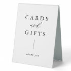 Rustic Calligraphy Cards and Gifts  Pedestal Sign