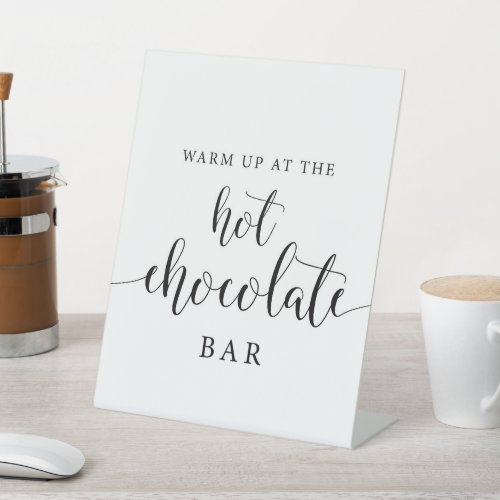 Rustic Calligraphy Hot Chocolate Bar Sign
