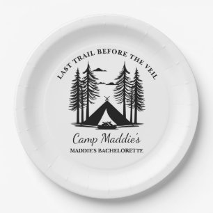 Rustic Camp Bachelorette Party  Paper Plates